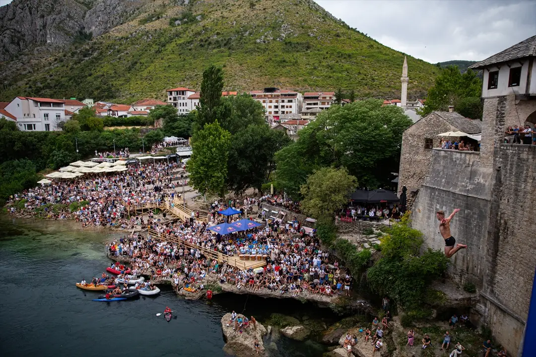 460th Traditional Mostar Bridge Jumps Held