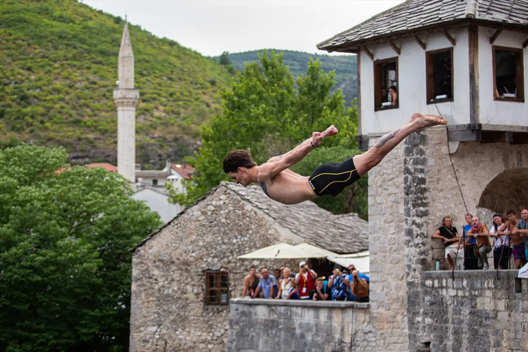 460th Traditional Mostar Bridge Jumps Held