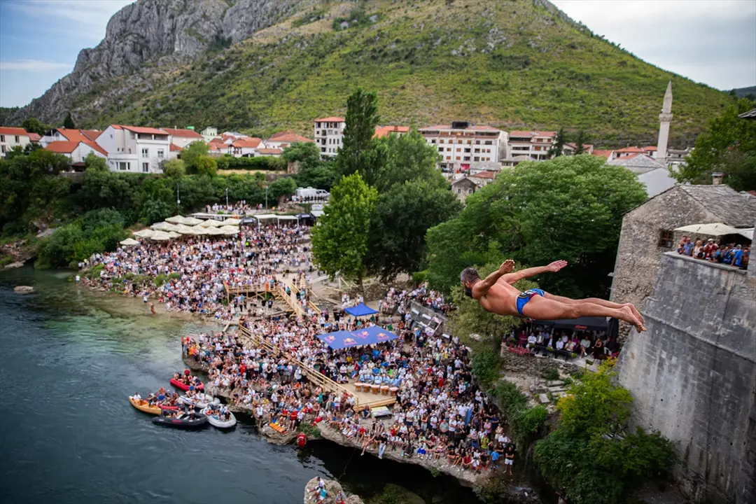 460th Traditional Mostar Bridge Jumps Held