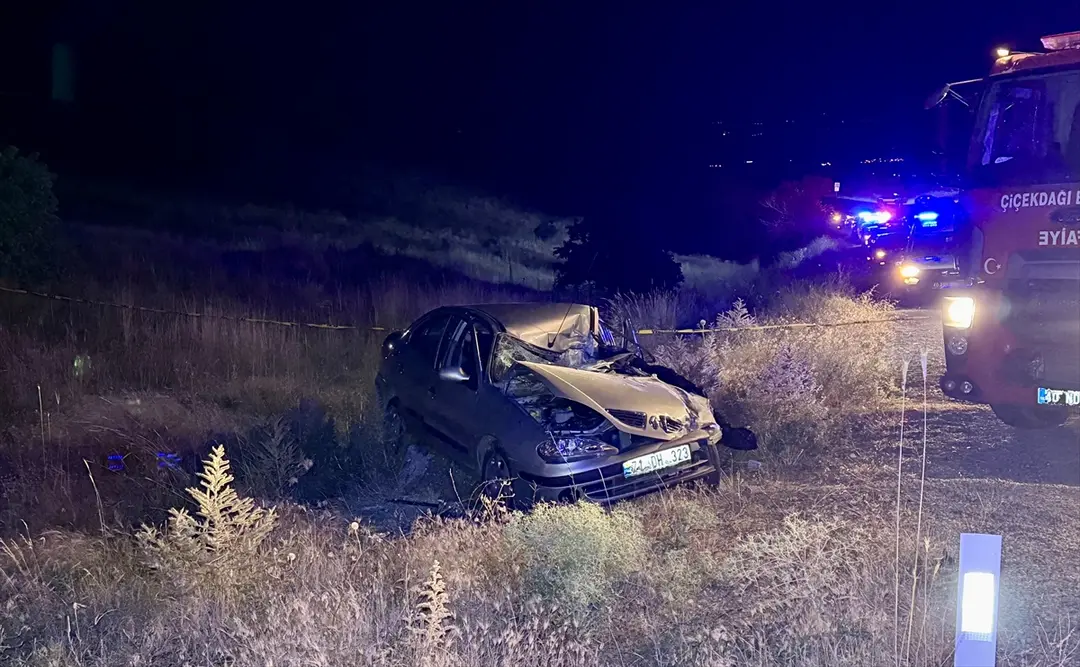 Kırşehir'de trafik kazası: 1 ölü, 1 kişi yaralandı