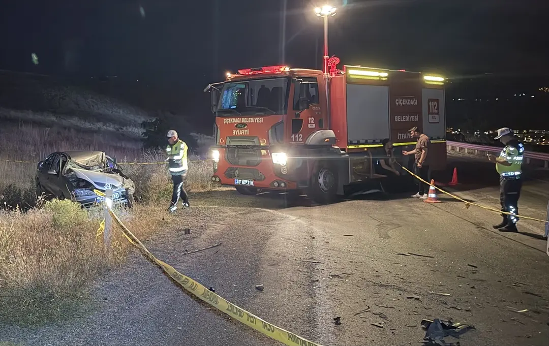 Kırşehir'de trafik kazası: 1 ölü, 1 kişi yaralandı