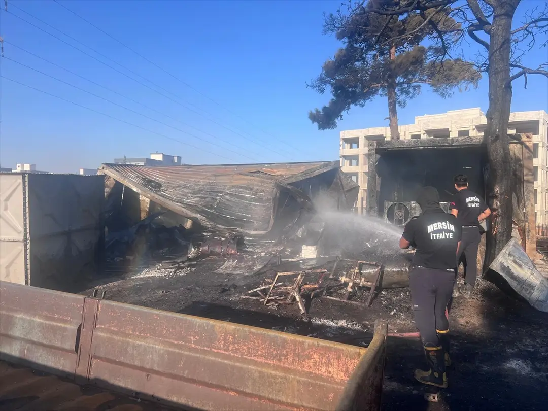 Mersin Silifke'deki otluk yangını kontrol altına alındı: Hasar var