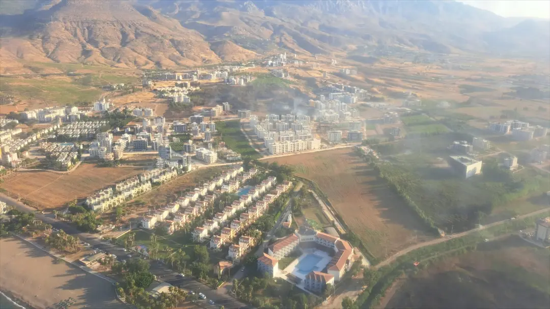 Mersin Silifke'deki otluk yangını kontrol altına alındı: Hasar var