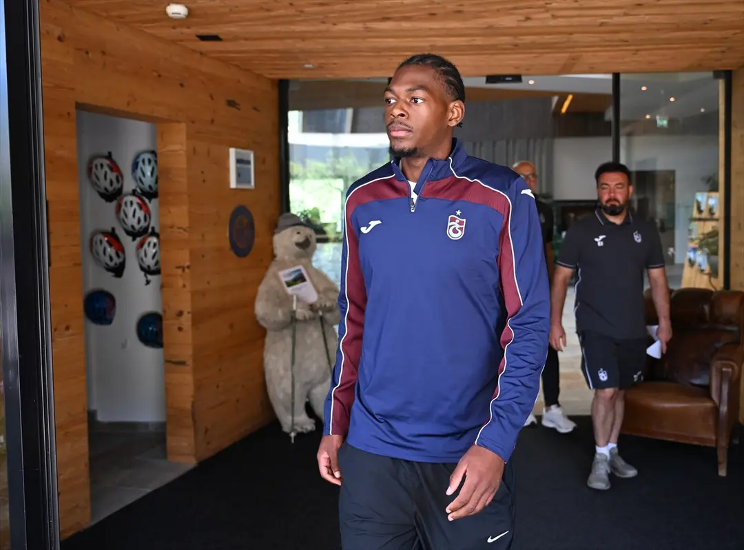 Trabzonspor'un yeni transferi Rene Mitongo, Avusturya kampına katıldı: