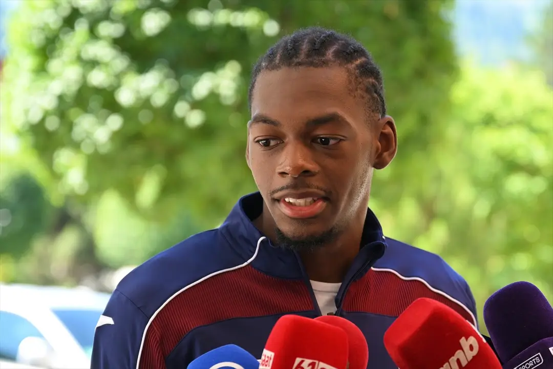 Trabzonspor'un yeni transferi Rene Mitongo, Avusturya kampına katıldı: