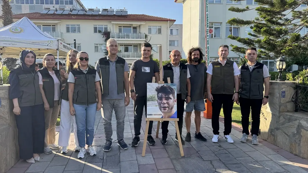 Marmaris'te orman şehitleri Görkem Hasdemir ve Şahin Akdemir anıldı