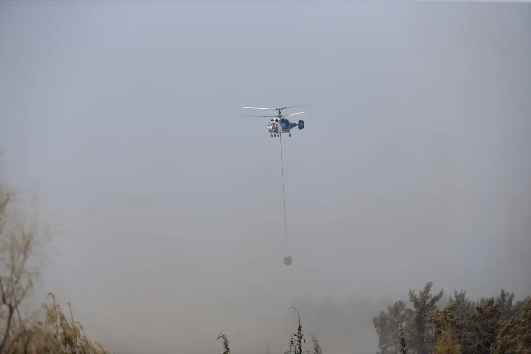 Muğla Seydikemer'deki orman yangınına müdahale sürüyor