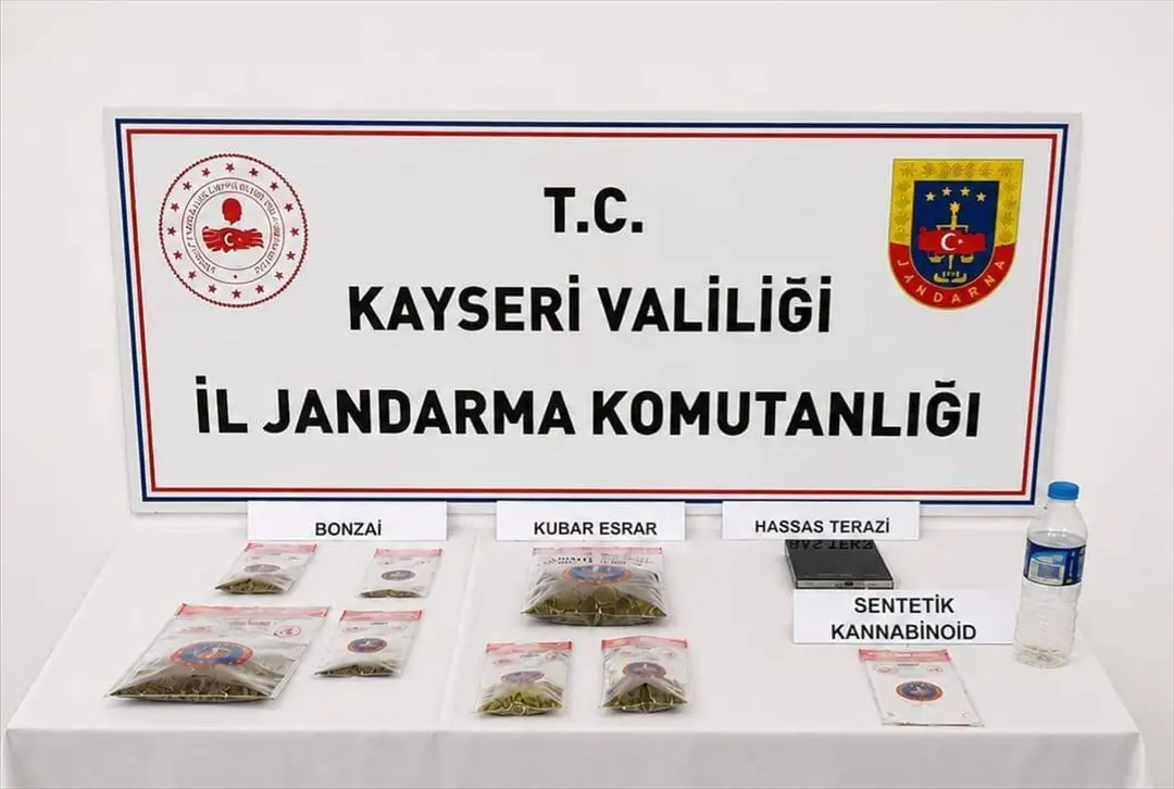 Kayseri'de uyuşturucu operasyonu: İki zanlı yakalandı