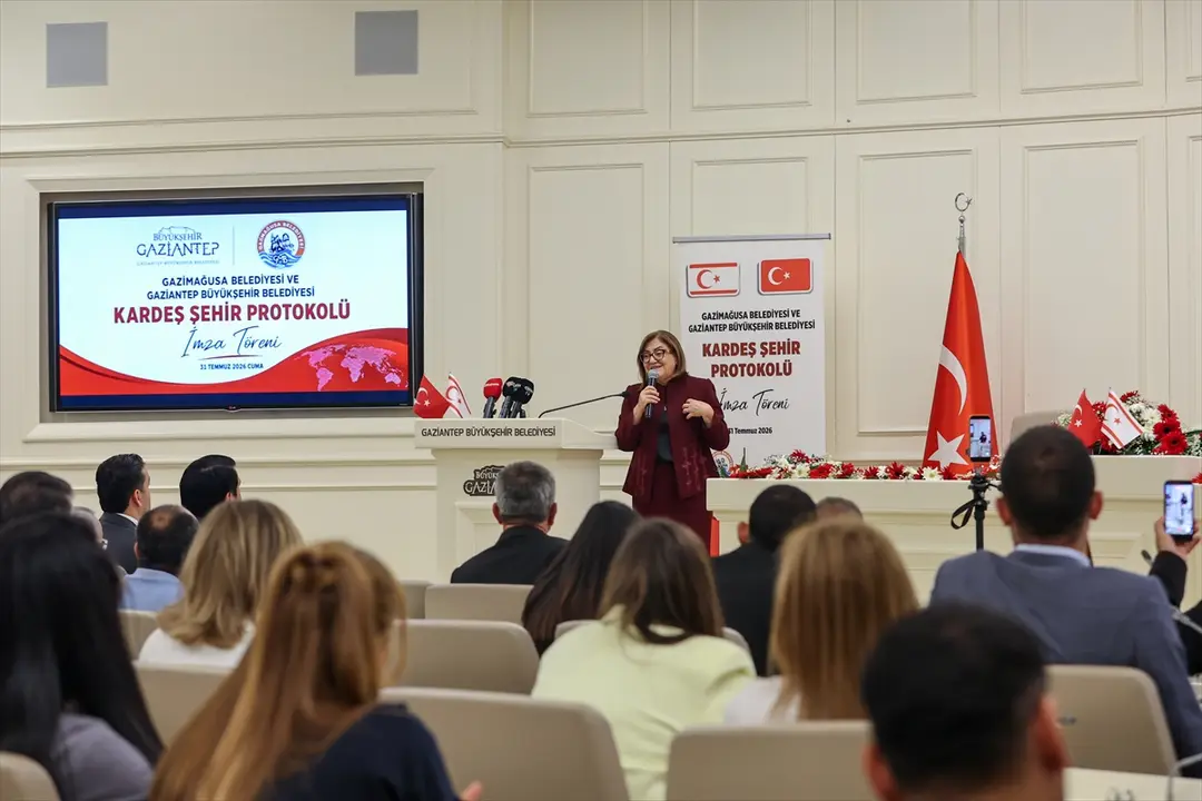 Başkan Şahin: Gaziantep ve Gazimağusa kardeş şehir oldu