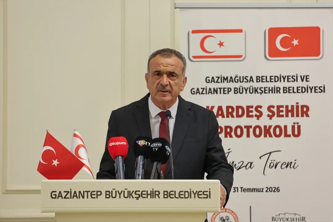Başkan Şahin: Gaziantep ve Gazimağusa kardeş şehir oldu