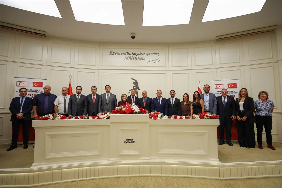 Başkan Şahin: Gaziantep ve Gazimağusa kardeş şehir oldu