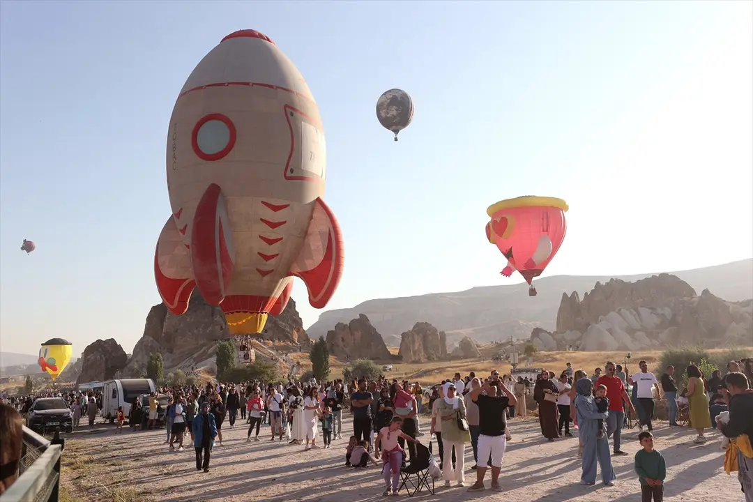 Kapadokya Balon Festivali: Figürlü Balonlarla Muhteşem Kapanış