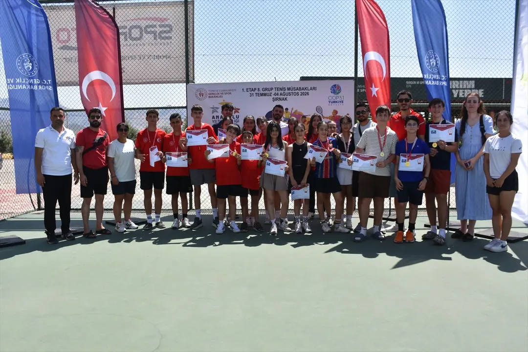 ANALİG Tenis Müsabakaları Şırnak'ta Tamamlandı: Yarı Finalistler Belli Oldu
