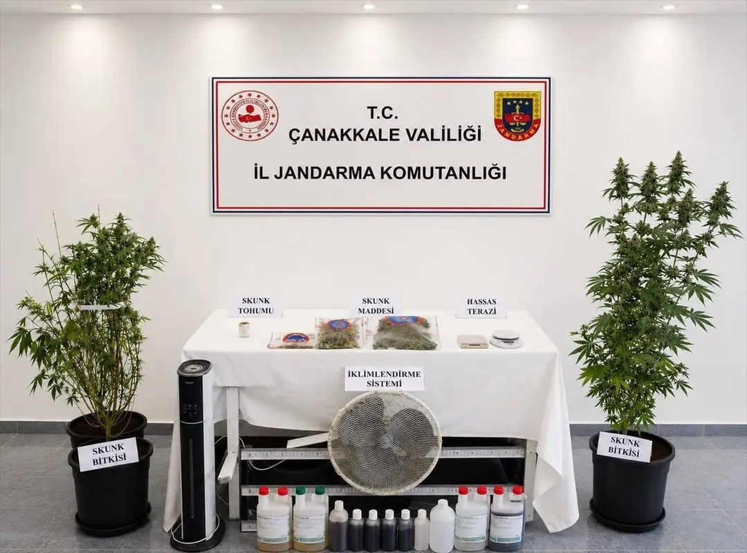Çanakkale'de uyuşturucu operasyonu: 14 zanlıdan 5'i tutuklandı