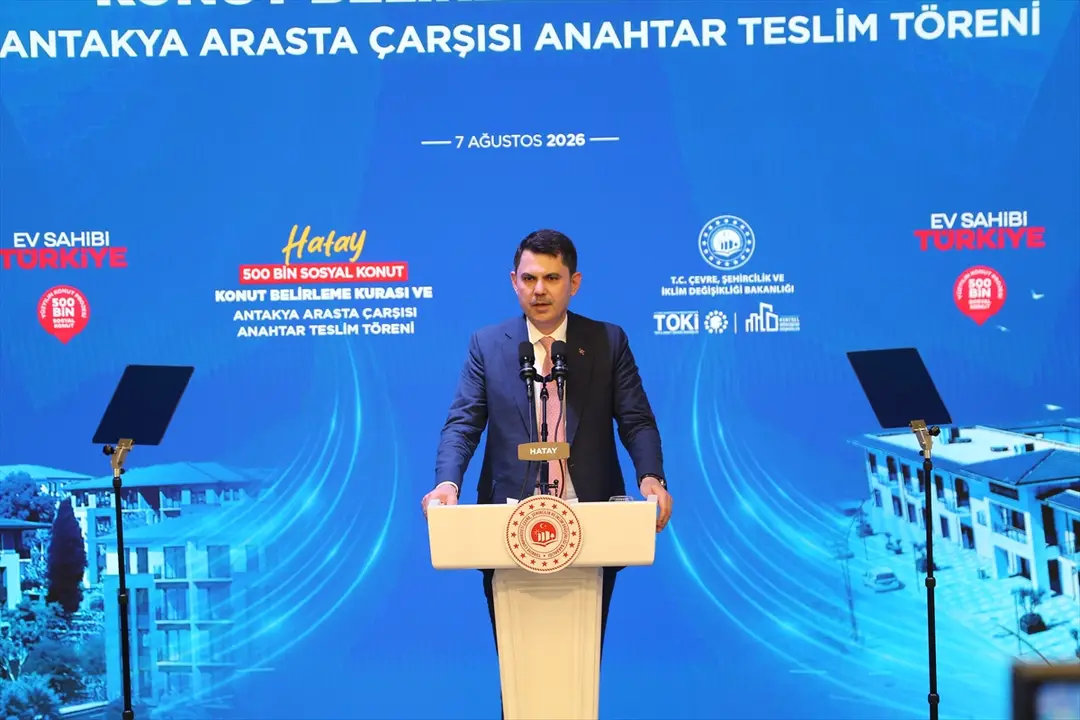 Bakan Murat Kurum: Hatay konutları ekimde teslim edilecek