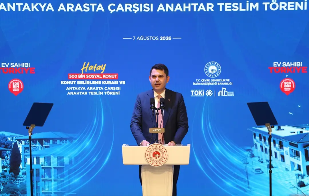 Bakan Murat Kurum: Hatay konutları ekimde teslim edilecek