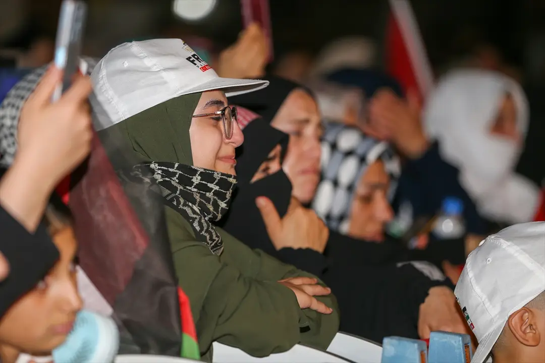 Filistin Konvoyu Diyarbakır'da: İsrail'e 'dur' çağrısı