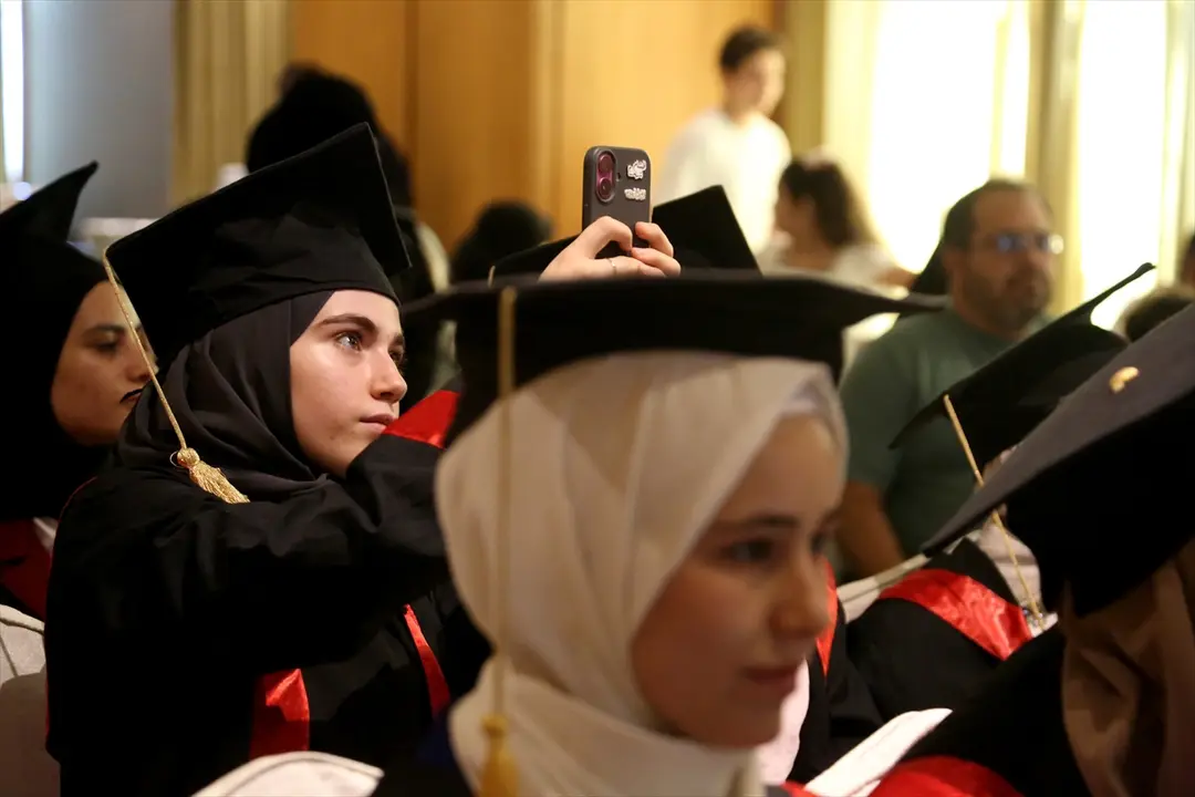 Halep'te Türkiye Açık Lisesi mezunlarına tören düzenlendi