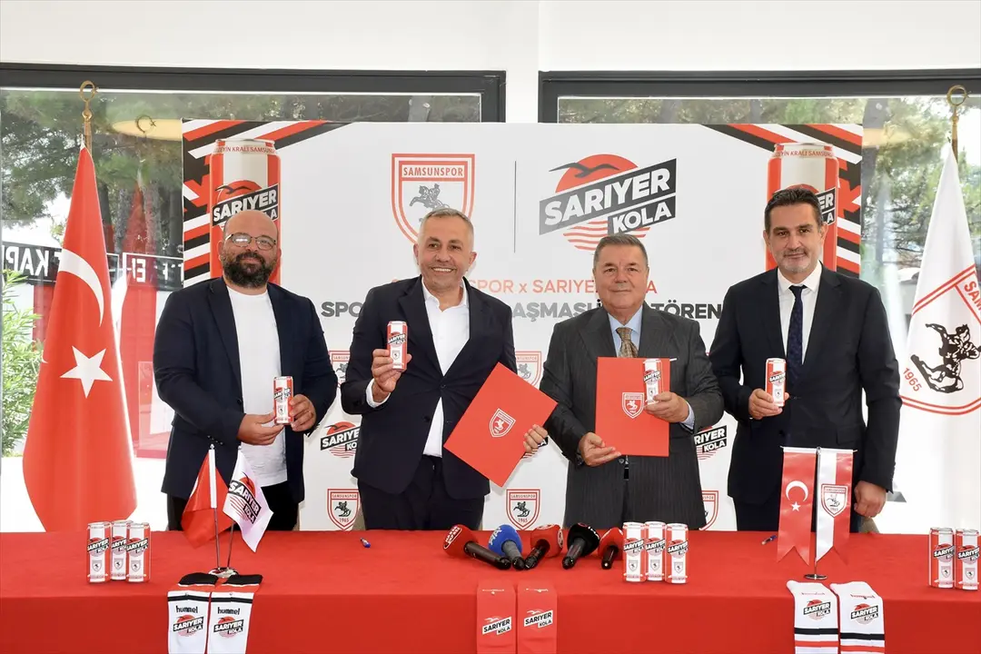 Samsunspor: Sarıyer Kola ile sponsorluk anlaşması
