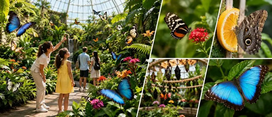Antalya Kelebek Parkı, turistlerin yeni gözdesi oldu