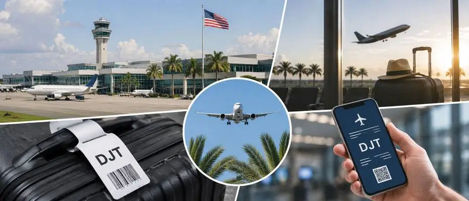 Flughafen Palm Beach: Trump-Name und DJT-Code offiziell gültig