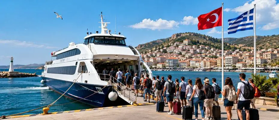 Aliağa-Midilli feribot hattı 3,5 ayda 25 bin yolcu taşıdı