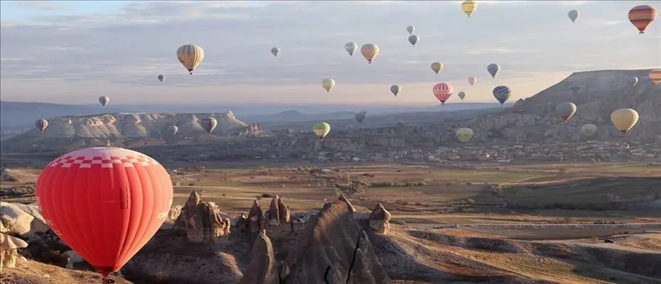 Kapadokya'da balon turizmi yeni rotalarla büyüyecek