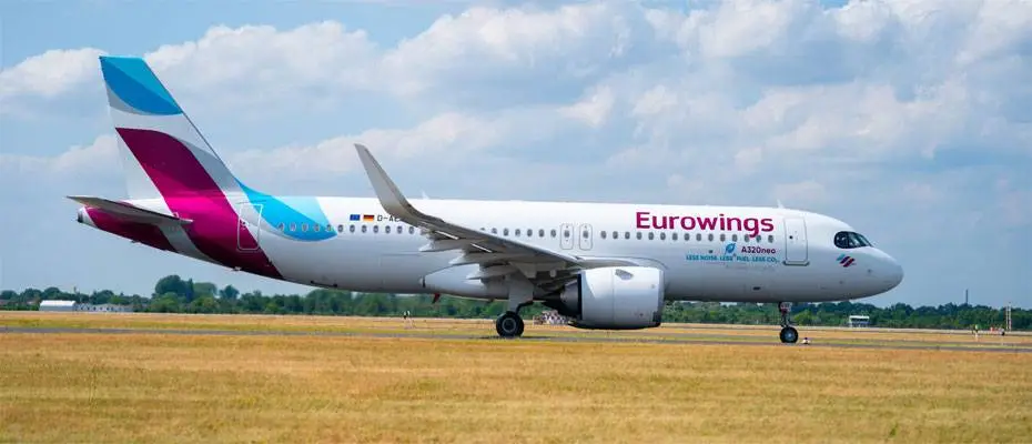 Eurowings: Yılın İlk Yarısında 10 Milyon Yolcu Taşıdı