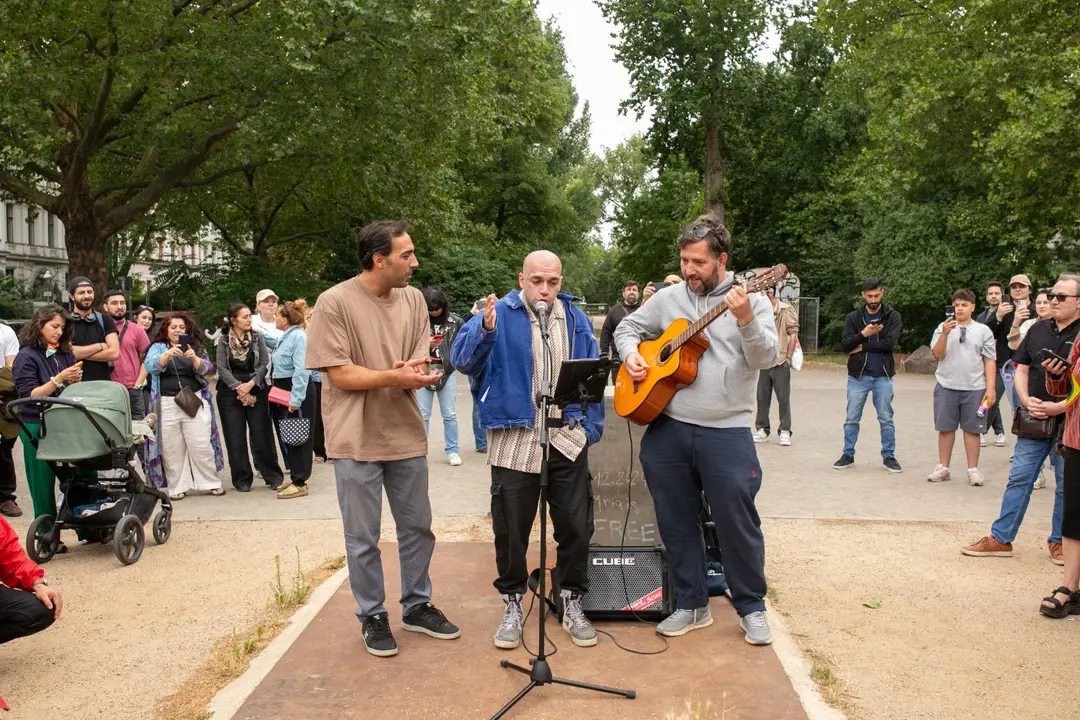 Support for Deniz Göktaş in Berlin: Hundreds Gather