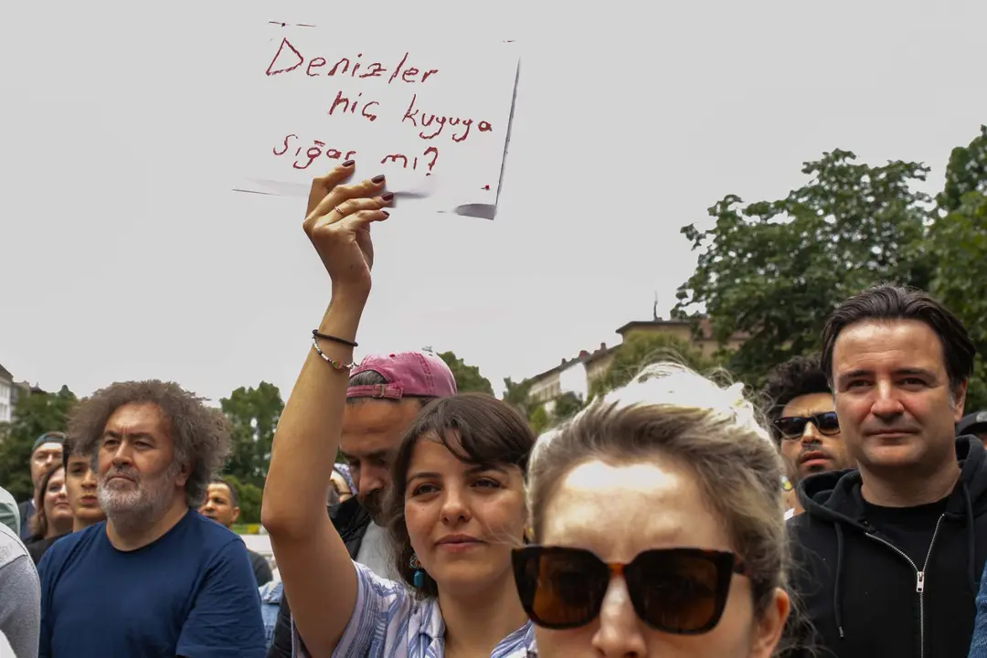 Support for Deniz Göktaş in Berlin: Hundreds Gather