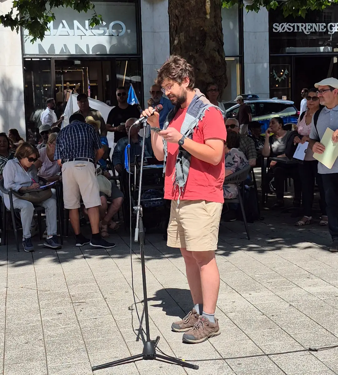 Support Rally for Deniz Göktaş in Hamburg