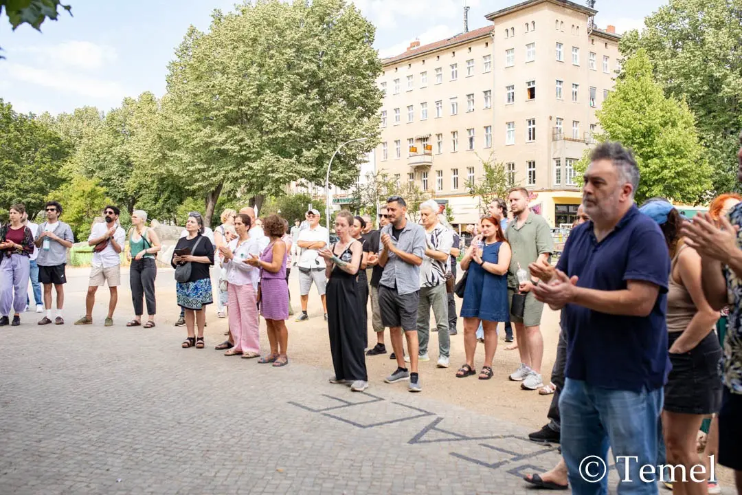Deniz Göktaş Support Rally in Berlin