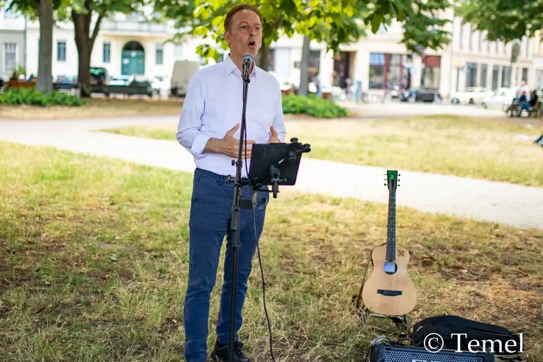 Deniz Göktaş Support Rally in Berlin