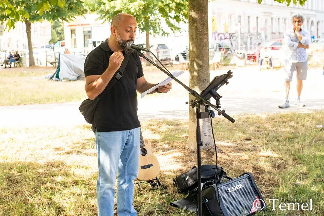 Deniz Göktaş Support Rally in Berlin