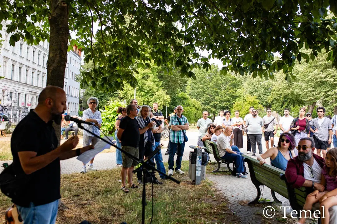 Deniz Göktaş Support Rally in Berlin