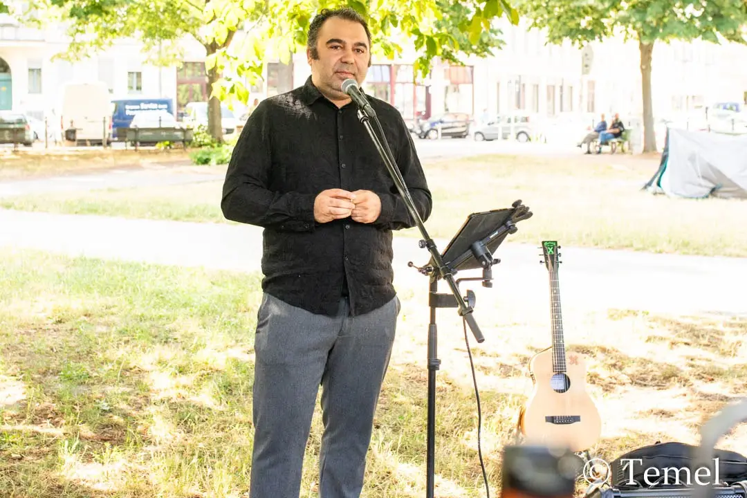 Deniz Göktaş Support Rally in Berlin