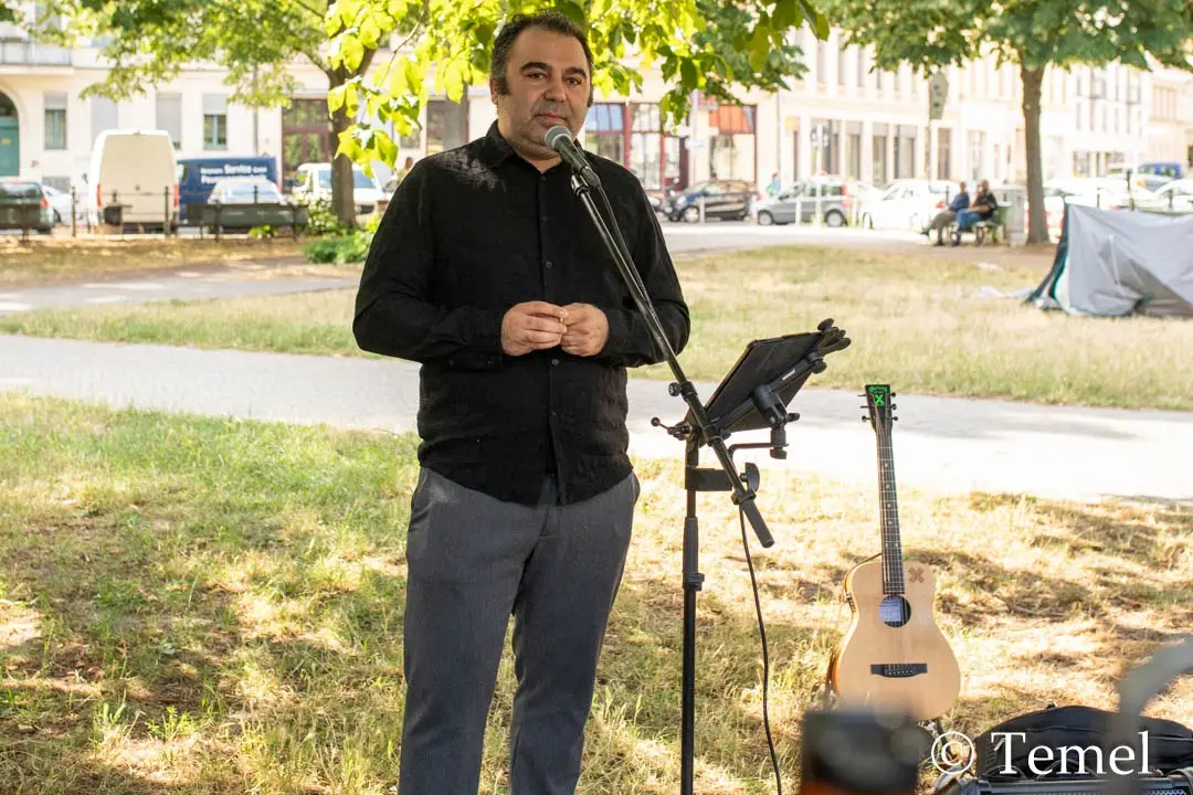 Deniz Göktaş Support Rally in Berlin