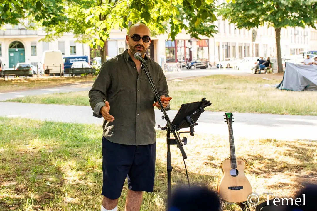 Deniz Göktaş Support Rally in Berlin