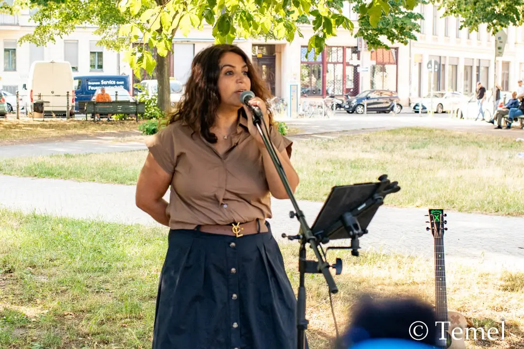 Deniz Göktaş Support Rally in Berlin