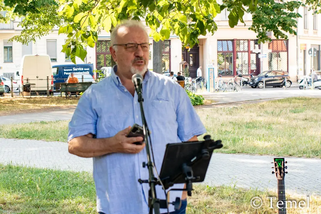 Deniz Göktaş Support Rally in Berlin