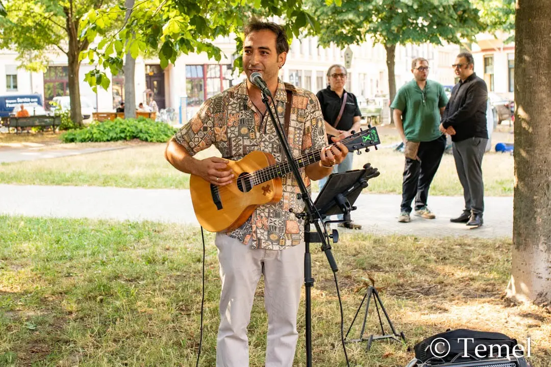 Deniz Göktaş Support Rally in Berlin
