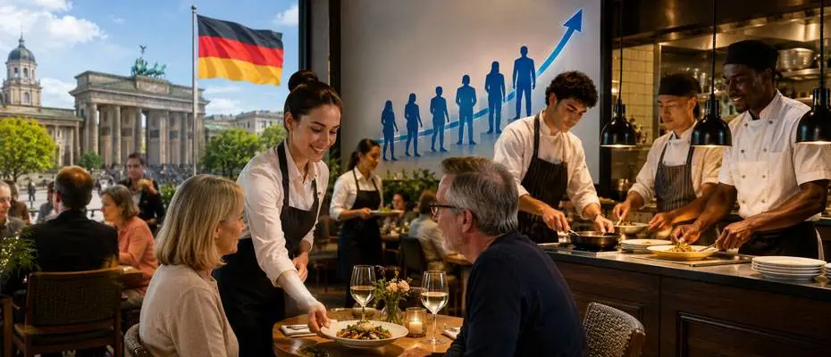 Ausländische Arbeitskräfte halten Hotels und Restaurants in Deutschland am Laufen
