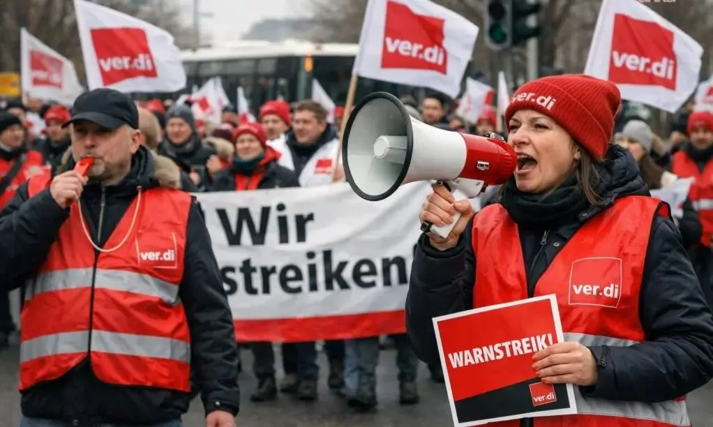 Workers at Hamburg Port Begin 48-Hour Warning Strike