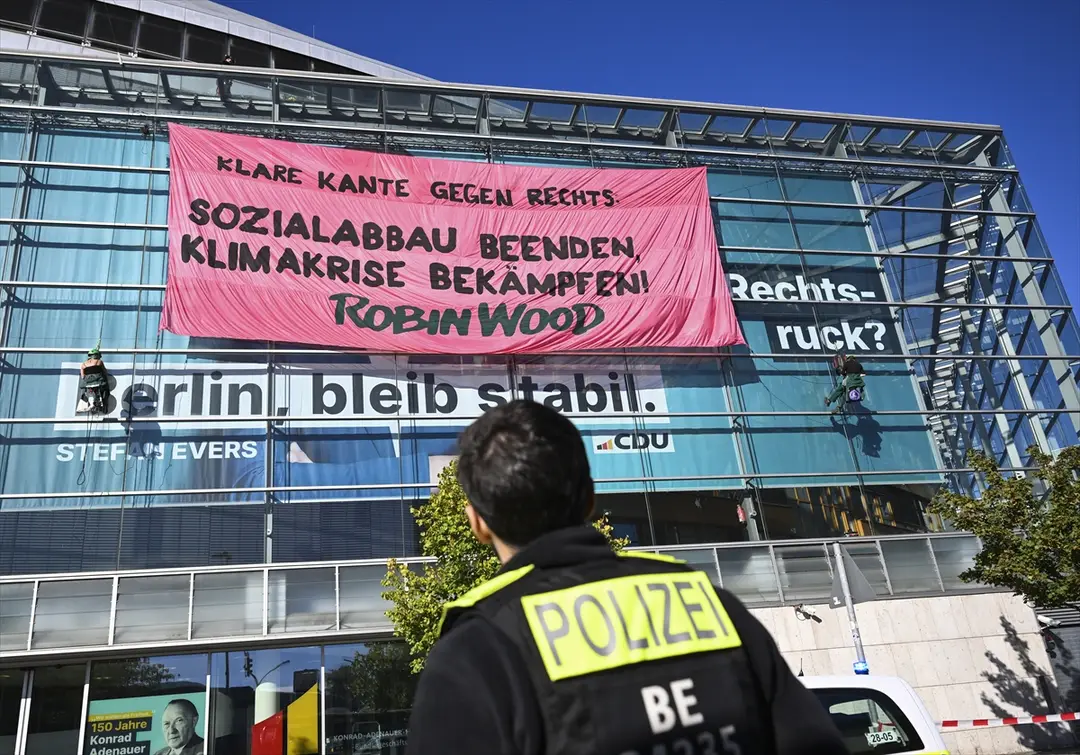 Protest at CDU Headquarters: Climate and AfD Demonstration