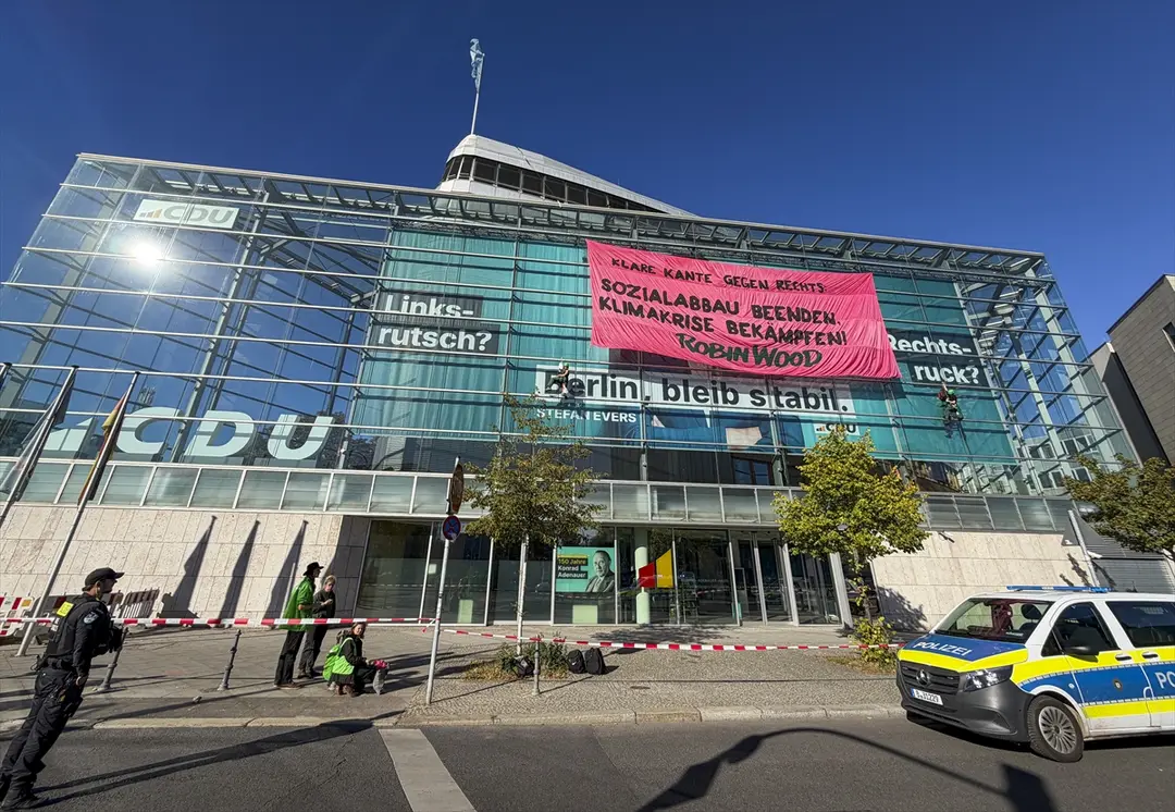 Protest at CDU Headquarters: Climate and AfD Demonstration