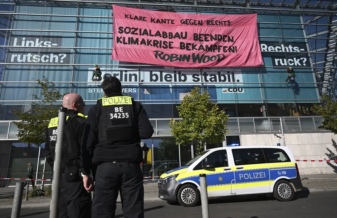 Protest at CDU Headquarters: Climate and AfD Demonstration