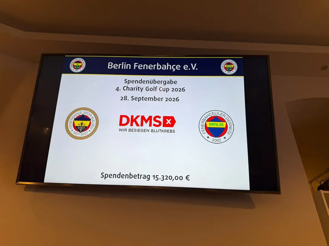 Fenerbahçe Berlin’den DKMS’ye 15 bin 320 Euro bağış