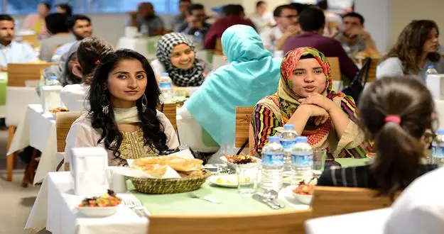 Uluslararası öğrencileri iftar sofrasında buluştu