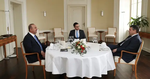 Dışişleri Bakanı Çavuşoğlu Berlin'de