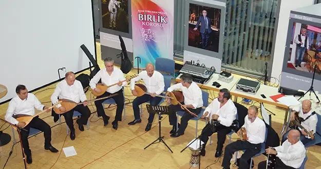 Alman madenciler sergisine Zonguldaklı madenciler renk kattı